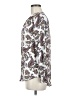 Brina & Em 100% Rayon Paisley White Long Sleeve Blouse Size M - photo 5