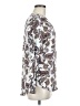 Brina & Em 100% Rayon Paisley White Long Sleeve Blouse Size M - photo 4