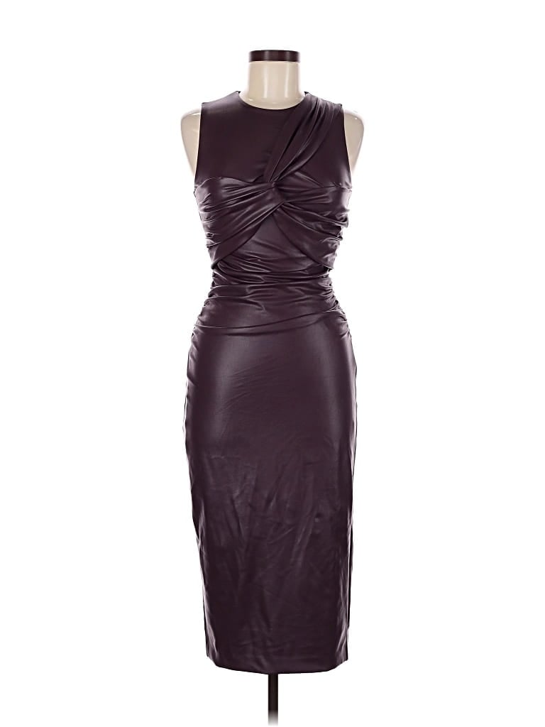 Express Cocktail Dress In Burgundy