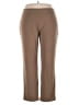 Susan Graver Solid Brown Casual Pants Size 1X - photo 1