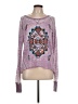 Sweater Project Print Purple Pullover Sweater Size L - photo 1