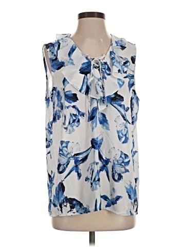 Karl Lagerfeld Paris Sleeveless Blouse (view 1)