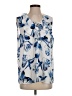 Karl Lagerfeld Paris 100% Polyester Blue Sleeveless Blouse Size S - photo 1