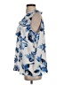 Karl Lagerfeld Paris 100% Polyester Blue Sleeveless Blouse Size S - photo 5