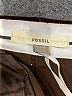 Fossil 100% Polyester Solid Burgundy Shorts Size 4 - photo 3