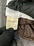 Fossil 100% Polyester Solid Burgundy Shorts Size 4 - photo 4