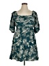 Maurices 100% Rayon Teal Short Sleeve Blouse Size XL - photo 1
