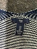 Gap Outlet 100% Cotton Chevron-herringbone Gray Poncho Size S - photo 7