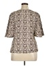 Ann Taylor LOFT Brown 3/4 Sleeve Blouse Size 14 - photo 2