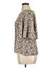 Ann Taylor LOFT Brown 3/4 Sleeve Blouse Size 14 - photo 5