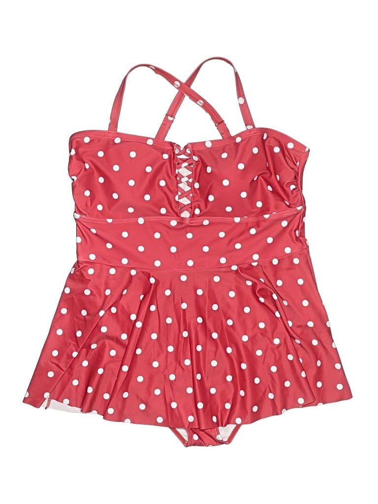 Pre-owned Unbranded One Piece Swimsuit In Red