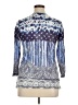 David Cline Blue 3/4 Sleeve Blouse Size XL - photo 2