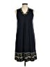 J.Jill Black Casual Dress Size Med Petite - photo 1