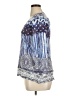 David Cline Blue 3/4 Sleeve Blouse Size XL - photo 5