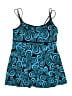 Longitude Paisley Blue One Piece Swimsuit Size 18 - photo 1