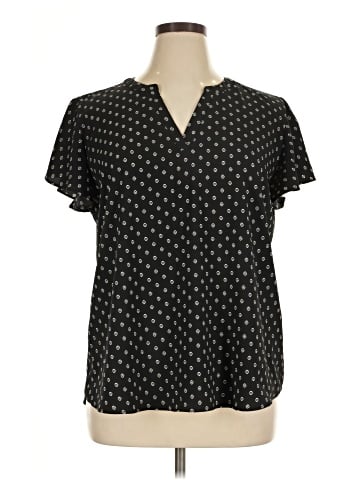 Maurices Short Sleeve Blouse (view 1)