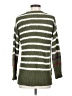 Michael Stars 100% Cotton Stripes Green Pullover Sweater Size XS - photo 2