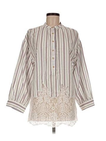 Pilcro 3/4 Sleeve Blouse (view 1)