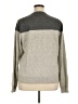 Cashmere Addiction 100% Cashmere Color Block Gray Cashmere Pullover Sweater Size XL - photo 2