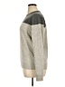 Cashmere Addiction 100% Cashmere Color Block Gray Cashmere Pullover Sweater Size XL - photo 5