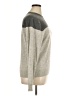 Cashmere Addiction 100% Cashmere Color Block Gray Cashmere Pullover Sweater Size XL - photo 4