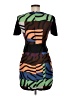 Tibi Graphic Black Cocktail Dress Size 6 - photo 2