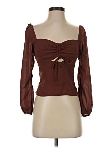 Abercrombie & Fitch Long Sleeve Blouse (view 1)
