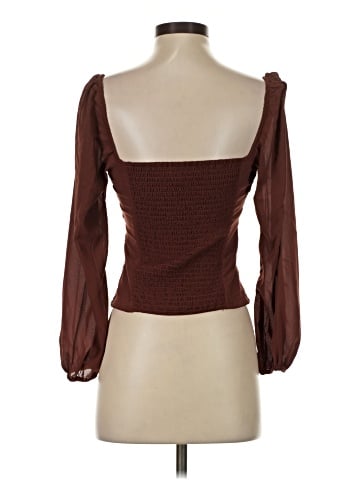 Abercrombie & Fitch Long Sleeve Blouse (view 2)