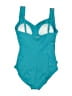 Jantzen Paisley Teal One Piece Swimsuit Size 10 - photo 2