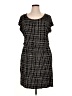 Apt. 9 Tweed Black Casual Dress Size XL - photo 1