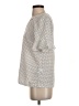 Banana Republic 100% Polyester Polka Dots Ivory 3/4 Sleeve Blouse Size S - photo 5