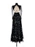 Mac Duggal 100% Polyester Floral Black Cocktail Dress Size 2 - photo 2