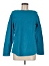 Lands' End 100% Polyester Solid Teal Pullover Sweater Size 6 - 8 - photo 1