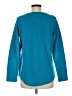 Lands' End 100% Polyester Solid Teal Pullover Sweater Size 6 - 8 - photo 2