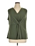 Alfani Green Sleeveless Blouse Size 1X - photo 1