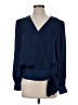Banana Republic 100% Polyester Blue Long Sleeve Blouse Size S - photo 1