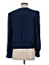 Banana Republic 100% Polyester Blue Long Sleeve Blouse Size S - photo 2