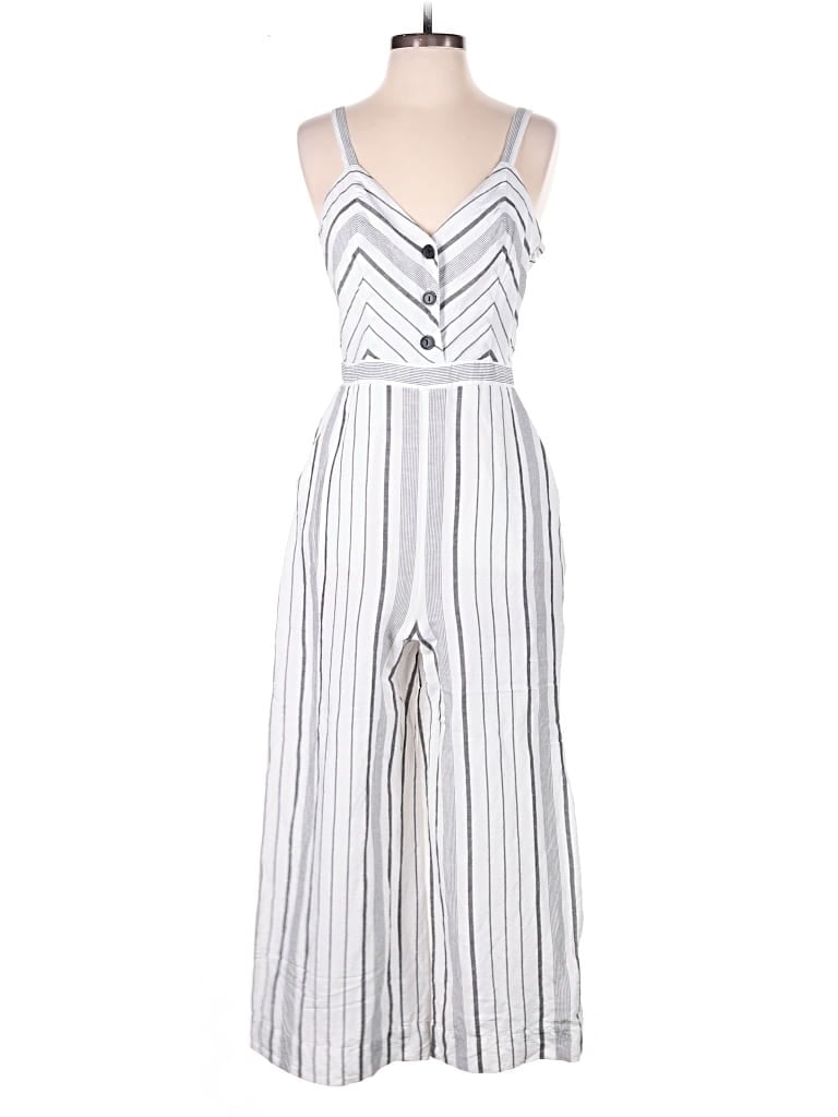 Pre-owned Parker Jumpsuit In White