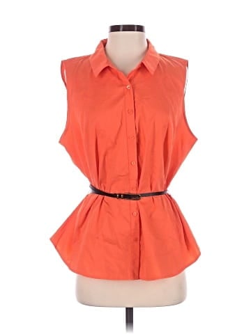 Worthington Sleeveless Button-Down Shirt (view 1)
