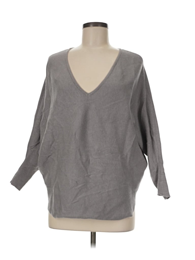 Pre-owned Adyson Parker Pullover Sweater In Gray