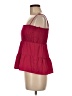 Paper Crane 100% Polyester Burgundy Sleeveless Blouse Size M - photo 5
