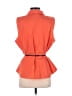 Worthington Orange Sleeveless Button-Down Shirt Size XL - photo 2