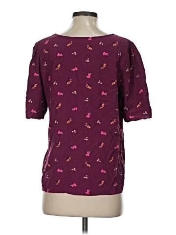 Ann Taylor LOFT Outlet Short Sleeve Blouse (view 2)
