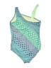 Lands' End Graphic Green One Piece Swimsuit Size 8 - photo 2