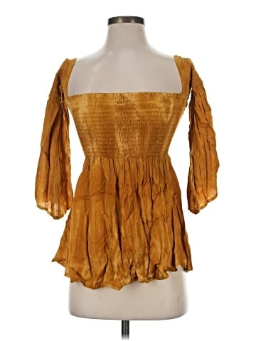 Blue Life 3/4 Sleeve Blouse (view 1)