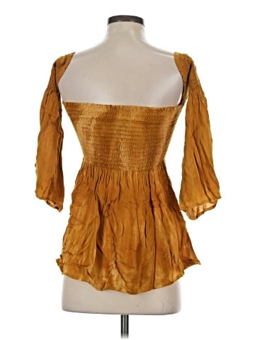 Blue Life 3/4 Sleeve Blouse (view 2)
