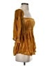 Blue Life Gold 3/4 Sleeve Blouse Size S - photo 4