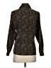Anna 100% Polyester Paisley Black Long Sleeve Blouse Size S - photo 2