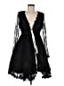 Mac Duggal 100% Polyester Solid Black Cocktail Dress Size 6 - photo 1