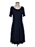Westport Solid Blue Casual Dress Size S - photo 1